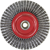 Stringer Bead Knot Wire Brush For Angle Grinders, 6" Dia., 0.02" Fill, 5/8"-11 Arbor, Steel Infinity Industrial Services Inc.