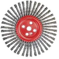 Stringer Bead Knot Wire Brush, 12" Dia., 0.035" Fill, 1" Arbor, Steel Infinity Industrial Services Inc.