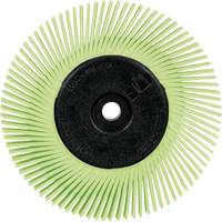 Scotch-Brite Type A Precision Radial Bristle Brush PN-RB with Adapter, Ceramic, 50+ Grit, 6" Dia. Infinity Industrial Services Inc.