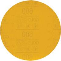 Hookit Gold Abrasive Disc 09260, 6" Dia., 600 Grit, Aluminum Oxide, C-Weight Infinity Industrial Services Inc.