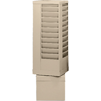 Literature Storage Racks, Rotating, 44 Slots, Steel, 14-1/8" W x 14-1/8" D x 48-1/2" H Infinity Industrial Services Inc.