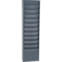 Literature Storage Racks, Stationary, 11 Slots, Steel, 9-3/4" W x 4-1/8" D x 36" H Infinity Industrial Services Inc.