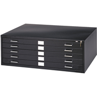 Steel Plan Files, 5 Drawers, 40-3/8" W x 29-3/8" D x 16-1/2" H Infinity Industrial Services Inc.