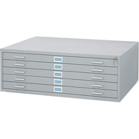 Steel Plan Files, 5 Drawers, 46-3/8" W x 35-3/8" D x 16-1/2" H Infinity Industrial Services Inc.