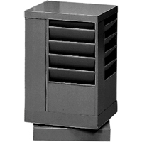 Literature Storage Racks, Rotating, 20 Slots, Steel, 14-1/8" W x 14-1/8" D x 21-1/4" H Infinity Industrial Services Inc.