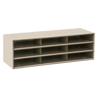 Data Organizers, Stationary, 15 Slots, Steel, 33-3/4" W x 11 5/8" D x 17 3/4" H Infinity Industrial Services Inc.