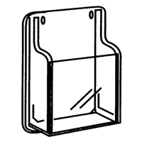 Literature Displays, Wall Mount, 9 Slots, Plastic, 30" W x 2" D x 36-7/8" H Infinity Industrial Services Inc.