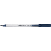 Stylo &agrave; bille Bic Round Stic, Bleu, 1 mm Infinity Industrial Services Inc.
