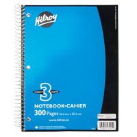 3 Subject Spiral Notebook Infinity Industrial Services Inc.