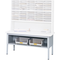 Mobilier E-Z Sort pour la salle du courrier- Tables de tri avec tablette-Dessus de table, 60" la x 28" p x 36" h, Stratifi&eacute; Infinity Industrial Services Inc.