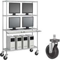 5" Rubber Caster Kit Infinity Industrial Services Inc.