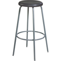 500 Series Stool, Stationary, Adjustable, 20" - 28", Polyurethane Seat, Black Infinity Industrial Services Inc.