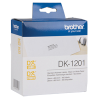 Tape Cartridge for QL Label Printers, 29 mm x 3-1/2", White Infinity Industrial Services Inc.