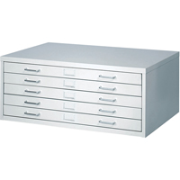 FacilTM Flat File Cabinets, 5 Drawers, 40" W x 26" D x 16-3/8" H Infinity Industrial Services Inc.