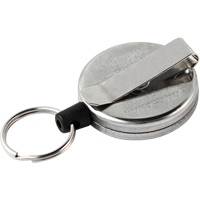 Original Self Retracting Reels #485-HDK, Chrome, 48" Cable, Belt Clip Attachment Infinity Industrial Services Inc.