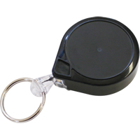 Retractable Mini-Bak&reg; Key Rings, Plastic, 36" Cable, Belt Clip Attachment Infinity Industrial Services Inc.