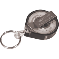Retractable Mini-Bak&reg; Key Rings, Plastic, 36" Cable, Belt Clip Attachment Infinity Industrial Services Inc.
