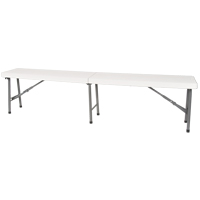 Banc pliant, Poly&eacute;thyl&egrave;ne, 72" lo x 12" la x 17" h Infinity Industrial Services Inc.