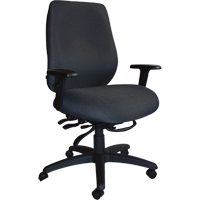 Chaises ergonomiques robustes Cierra , Tissu, Noir, Capacit&eacute; 400 lb Infinity Industrial Services Inc.