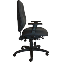Chaises ergonomiques robustes Cierra , Tissu, Noir, Capacit&eacute; 400 lb Infinity Industrial Services Inc.