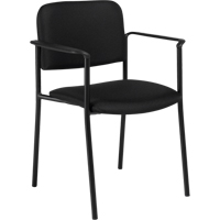 Stacking Chairs, Fabric, 32" High, 300 lbs. Capacity, Black Infinity Industrial Services Inc.