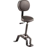 Chaise ergonomique assis-debout TA300, Position assise/debout, Vinyle Si&egrave;ge, Noir Infinity Industrial Services Inc.