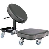 Flex Ergonomic Chair, Vinyl, Black/Grey Infinity Industrial Services Inc.