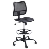 Tabouret ergonomique Vue, Vinyle, Noir, Capacit&eacute; 250 lb Infinity Industrial Services Inc.
