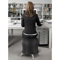 Zenergy Ball Chair, Vinyl, Black, 250 lbs. Capacity Infinity Industrial Services Inc.
