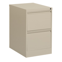 Classeur vertical, Acier, 2 tiroirs, 18-1/7" la x 25" p x 29" h, Beige Infinity Industrial Services Inc.