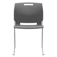 Chair, Plastic, 32-1/2" High, 300 lbs. Capacity, Grey Infinity Industrial Services Inc.