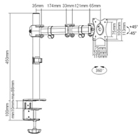 ActivErgo  Monitor Arm Infinity Industrial Services Inc.