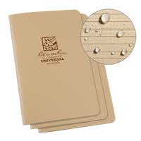 Notebook, Soft Cover, Tan, 48 Pages, 4-5/8" W x 7" L Infinity Industrial Services Inc.