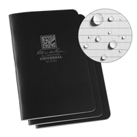All-Weather Notebook, Soft Cover, Black, 48 Pages, 4-5/8" W x 7" L Infinity Industrial Services Inc.