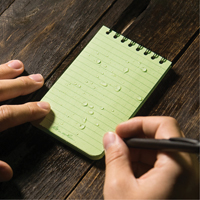 Pocket Top-Spiral Notebook, Soft Cover, Green, 100 Pages, 3" W x 5" L Infinity Industrial Services Inc.