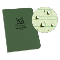 Memo Book, Soft Cover, Green, 112 Pages, 3-1/2" W x 5" L Infinity Industrial Services Inc.