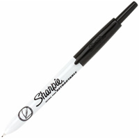 Retractable Permanent Marker, Black, Ultra Fine Tip Infinity Industrial Services Inc.
