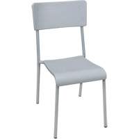 Ventura Stacking Chair, Polypropylene, 36" High, 300 lbs. Capacity, Grey Infinity Industrial Services Inc.