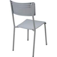 Ventura Stacking Chair, Polypropylene, 36" High, 300 lbs. Capacity, Grey Infinity Industrial Services Inc.