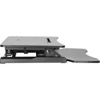 Goya Sit-Stand Workstation, Desktop Unit, 22" H x 31-1/2" W x 24" D, Black Infinity Industrial Services Inc.