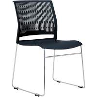 Activ Series Stacking Chairs, Polypropylene, 32-3/8" High, 275 lbs. Capacity, Black Infinity Industrial Services Inc.