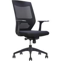 Chaise de bureau ajustable &agrave; basculement synchronis&eacute; s&eacute;rie Activ, Tissu/Mailles, Noir, Capacit&eacute; 275 lb Infinity Industrial Services Inc.