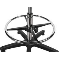 Heavy-Duty Ergonomic Stool, Stationary, Adjustable, 39” - 48”, Polyurethane Seat, Black Infinity Industrial Services Inc.