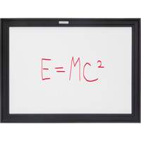 Black MDF Frame Whiteboard, Dry-Erase/Magnetic, 24" W x 18" H Infinity Industrial Services Inc.