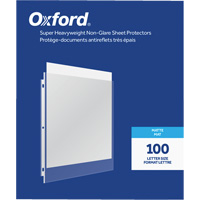 Oxford&reg; Heavyweight Non-Glare Sheet Protectors Infinity Industrial Services Inc.