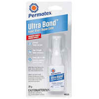 Ultra Bond Fast Drying Super Glue Adhesive, 20 g, Bottle, Clear Infinity Industrial Services Inc.