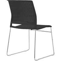 Stacking Chairs, Polypropylene, 32-3/8" High, 250 lbs. Capacity, Black Infinity Industrial Services Inc.
