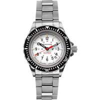 Arctic Edition Large Diver's Automatic GSAR Watch with Stainless Steel Bracelet, Digital, Battery Operated, 41 mm, Silver Infinity Industrial Services Inc.
