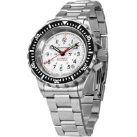 Arctic Edition Large Diver's Automatic GSAR Watch with Stainless Steel Bracelet, Digital, Battery Operated, 41 mm, Silver Infinity Industrial Services Inc.