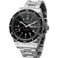 Jumbo Day/Date Automatic Watch with Stainless Steel Bracelet, Digital, Battery Operated, 46 mm, Silver Infinity Industrial Services Inc.